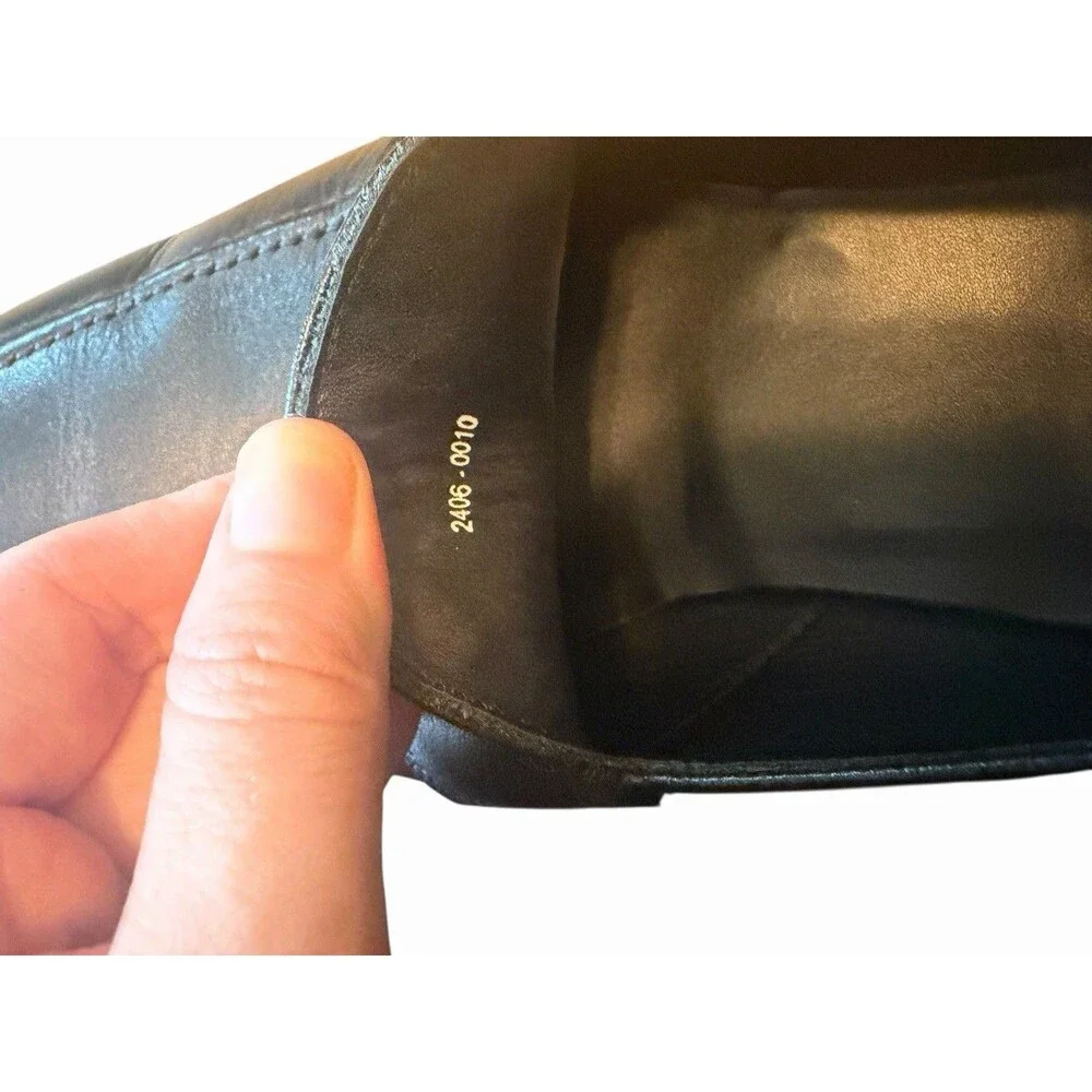Thursday Boot Co Mens Lincoln Penny Loafer 10 Black Leather Wood Bottom Dressy